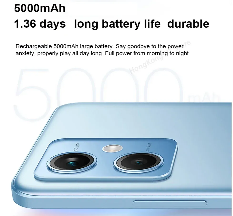 Global Rom Xiaomi Redmi Note 12 5G Smartphone HyperOS 1.0 6.67'' GOLED Display 120Hz Snapdragon 4 Gen1 48MP  33W used phone - Imagen 3