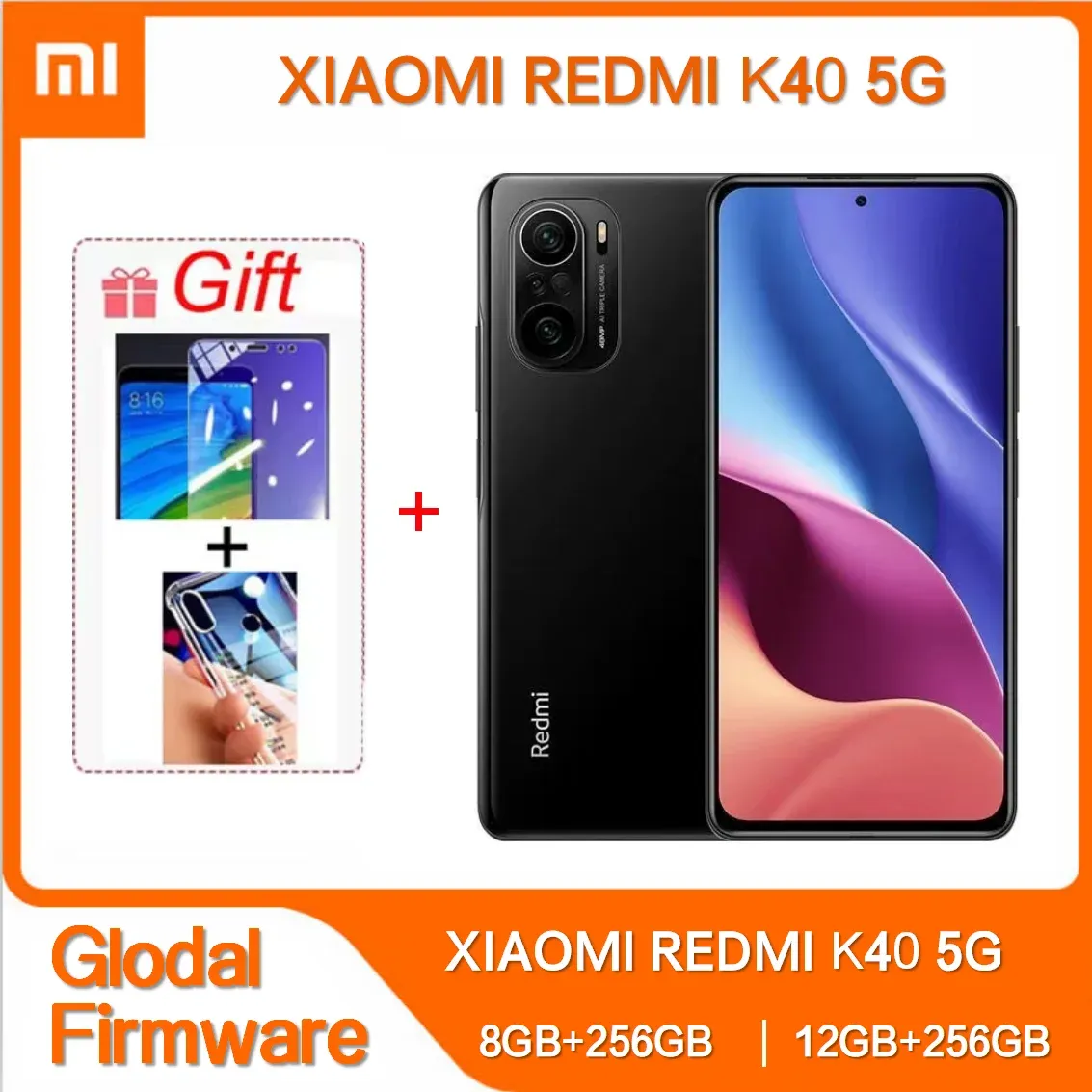 Original xiaomi redmi K40 5G Smartphone RAM 12GB ROM 256GB Android 6.67 inch Qualcomm Snapdragon 888 Smartphone - Imagen 1