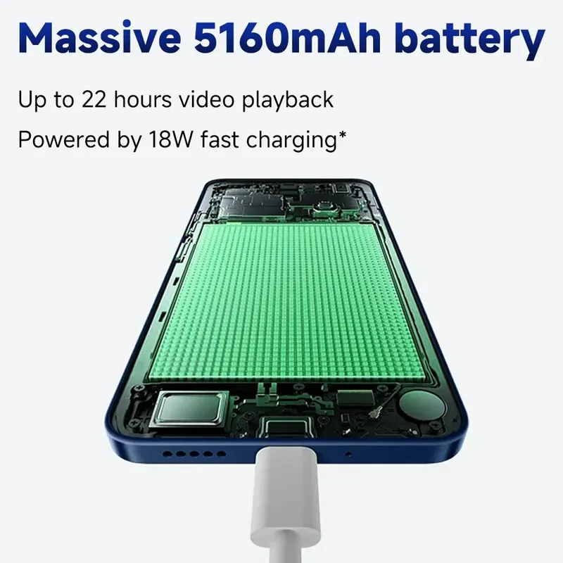 Xiaomi Redmi 14C 120Hz Display 50MP AI Dual Camera Massive 5160mAh Battery 18W Fast Charging Long battery life Global Version - Imagen 6