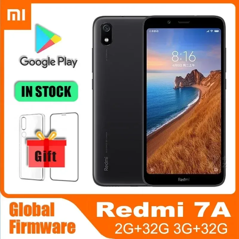 Xiaomi Redmi 7A 32GB smartphone 1440×720 global framework Googleplay Snapdragon439 inch5.45 4000mah battery used phone - Imagen 1