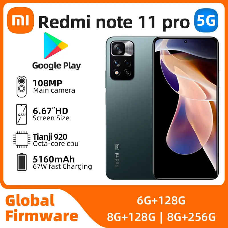 Xiaomi Redmi Note11 pro Android 5G Unlocked 6.67 inch 256G All Colours in Good Condition Original used phone - Imagen 1