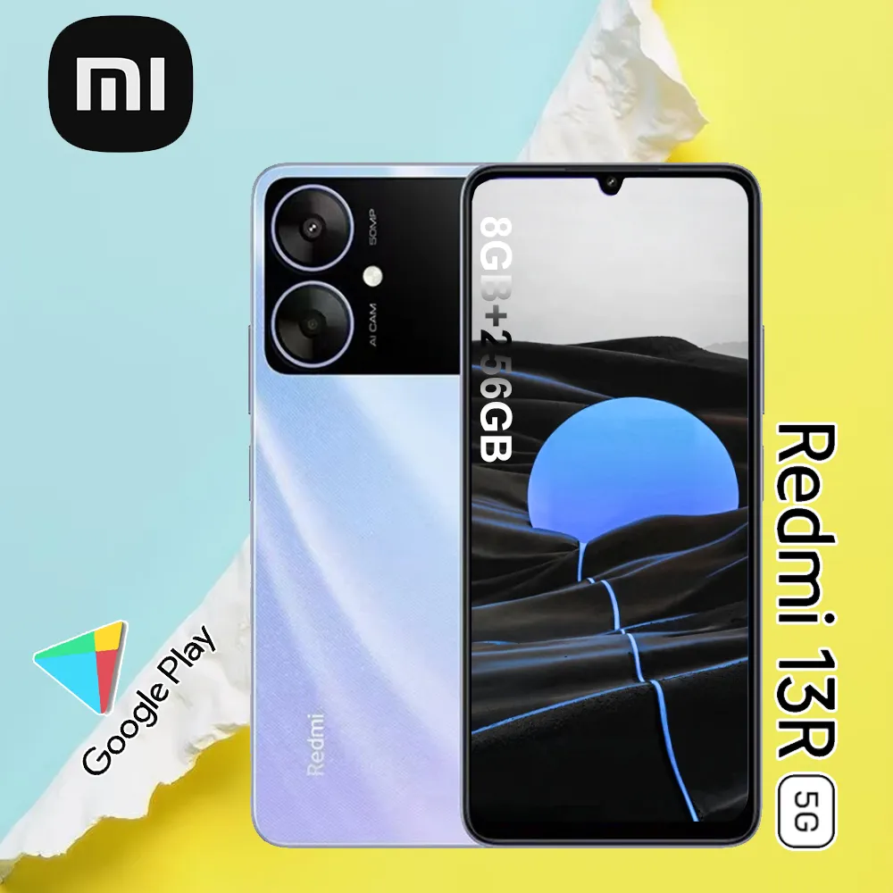 XIAOMI/Redmi 13R 8GB+256GB smart phone 5G/built-in 5000mAh typical capacity battery/6.74-inch water drop LCD screen 1600×720 - Imagen 6