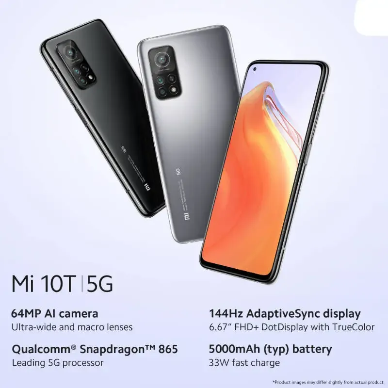 Global Xiaomi 10T 5g Smartphone  Snapdragon 865 Android 6.67 inches RAM 6GB ROM 128GB 64MP Camera Original Used phone - Imagen 3