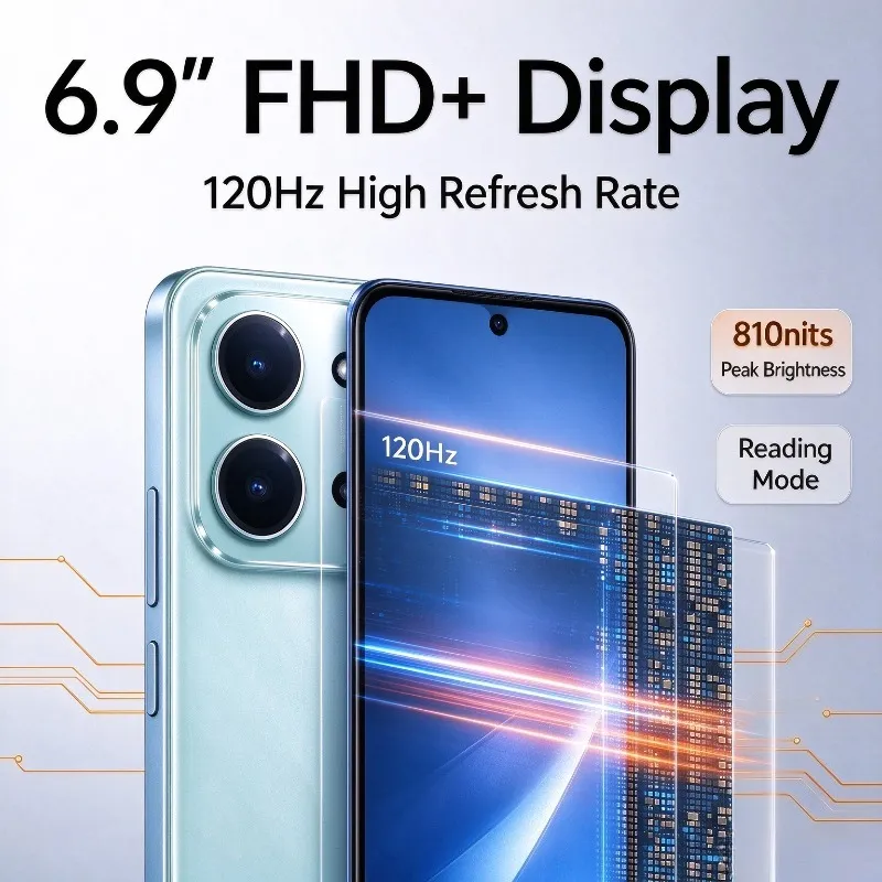New Redmi 15R Global Version Smartphone 8GB+256GB 6000mAh Battery 120Hz Display 13MP Camera Unlocked xiaomi Smartphon Dual SIM - Imagen 4