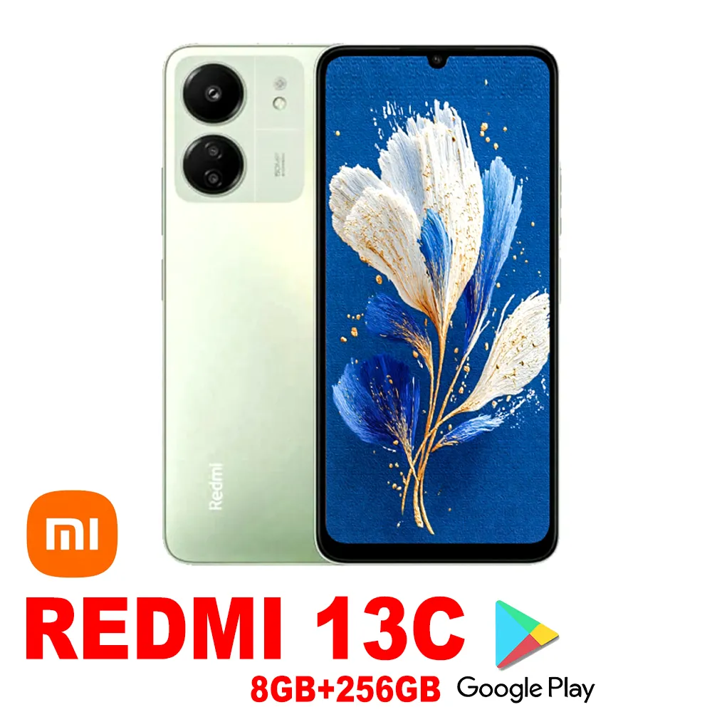 XIAOMI REDMI 13C fashion original smart phone 8GB+256GB/GPS/NFC/5000mah long battery life - Imagen 4