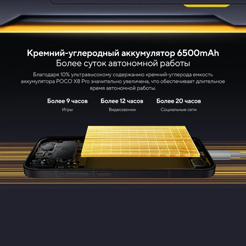 Global Version POCO X8 Pro 6500mAh battery W HyperCharge 50MP hand camera Supports NFC - Imagen 2
