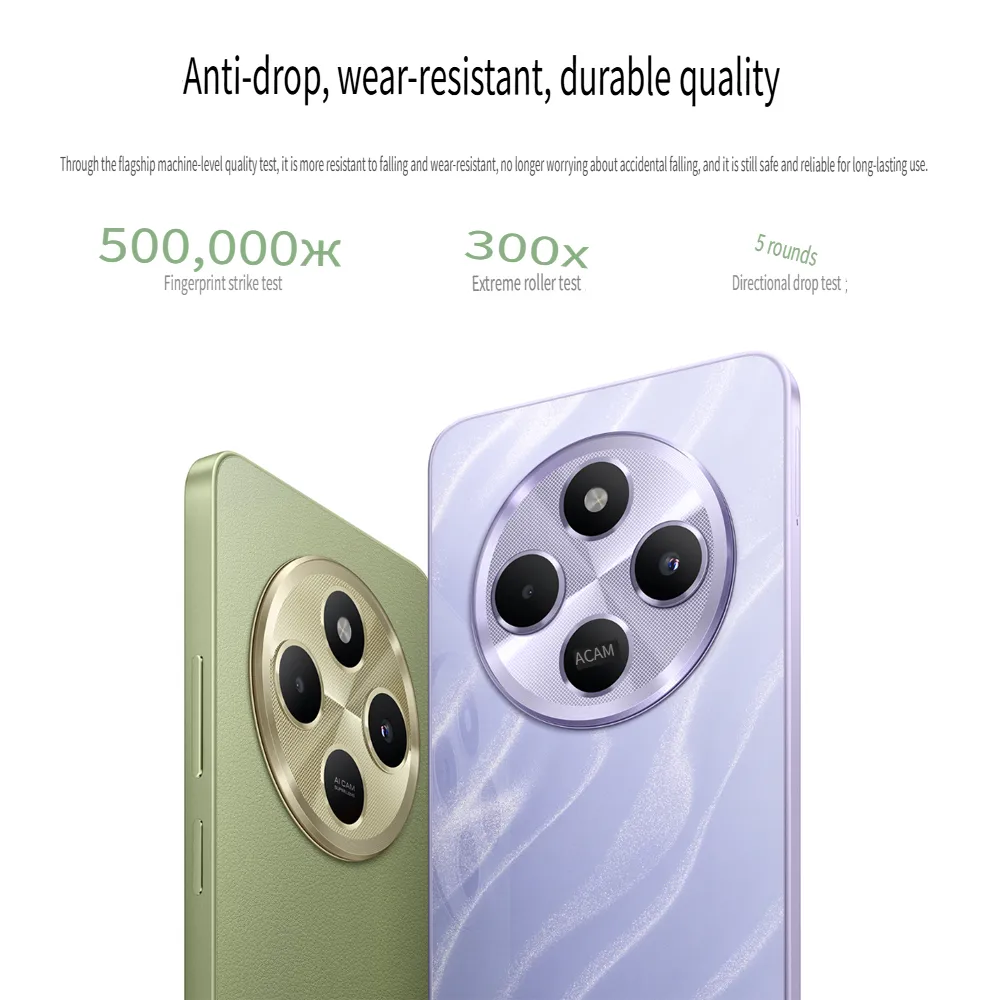 XIAOMI/REDMI 14R smart phone 5G network/three-card slot design (dual Nano SIM card + microSD memory card)/8GB+256GB memory - Imagen 5