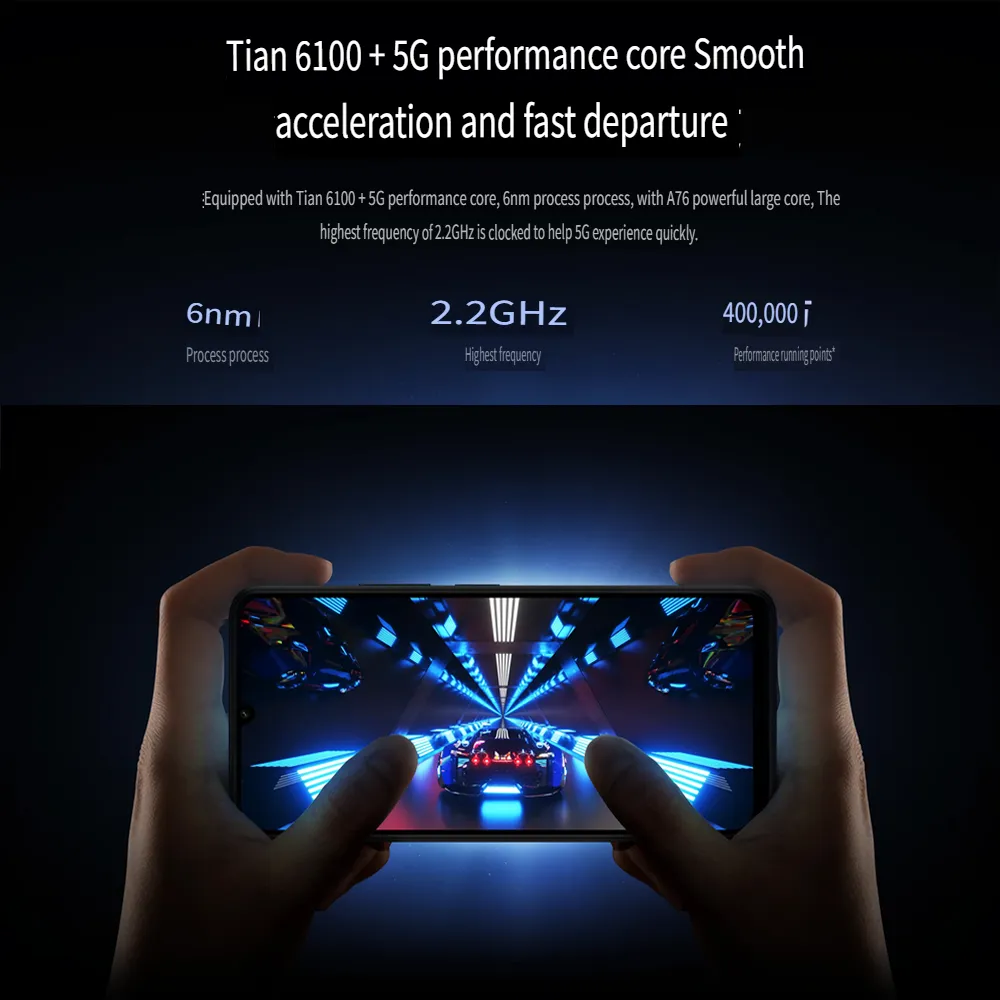 XIAOMI smart phone Redmi 13R 5G/support Bluetooth 5.3, dual-band WiFi/6.74-inch water drop LCD screen/Mediatek DNT 6100+ - Imagen 5