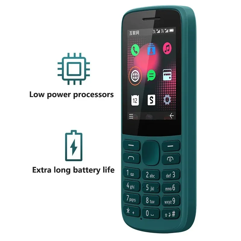 Finland made Unlocked  215 4G Dual SIM Feature Phone 2.4" 1150mAh Long Standby FM Radio Bluetooth 5.0 Multilingual used Phone - Imagen 2