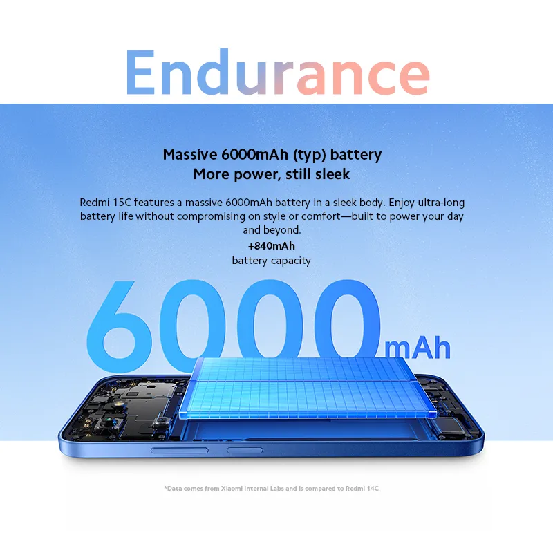 Xiaomi Redmi 15C Smartphone Global Version MediaTek Helio G81-Ultra 120Hz 6.9" Dot Drop Display 33W Charging Smartphone - Imagen 6