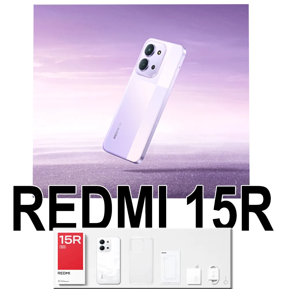 XIAOMI/REDMI 15R original smart phone fashion ultra-thin 8GB+256GBn memory/6000mAh large battery Mediatek DNT 6300 system - Imagen 5