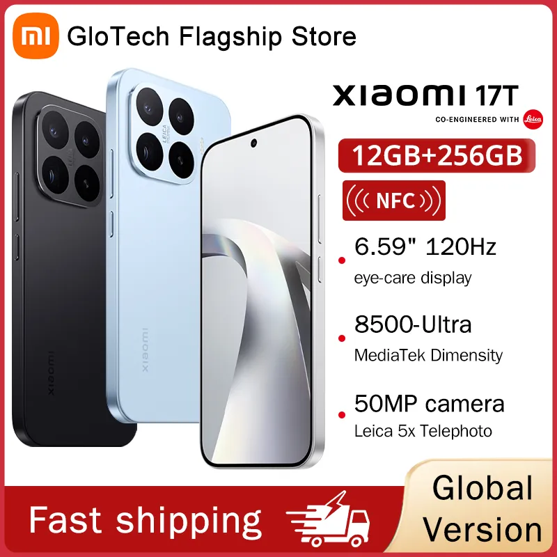 Global Version Xiaomi 17T MTK Dimensity 8500-Ultra 50MP Leica Camera 120Hz eye-care AMOLED display Smartphone - Imagen 1