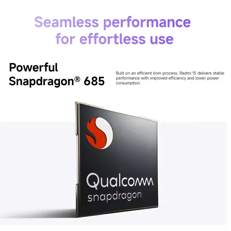 【Brand+】Redmi 15 Global Version Smartphone 6.9" 50MP 7000mAh battery 33W fast charging IP64 Snapdragon® 685 Mobile Platform - Imagen 6