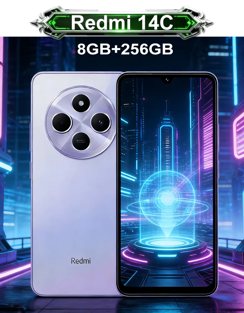 Redmi 14C 4G Fashion smart phone 8GB+256GB 5160mAh Type-C XIAOMI [EU/US/UK specifications] - Imagen 1