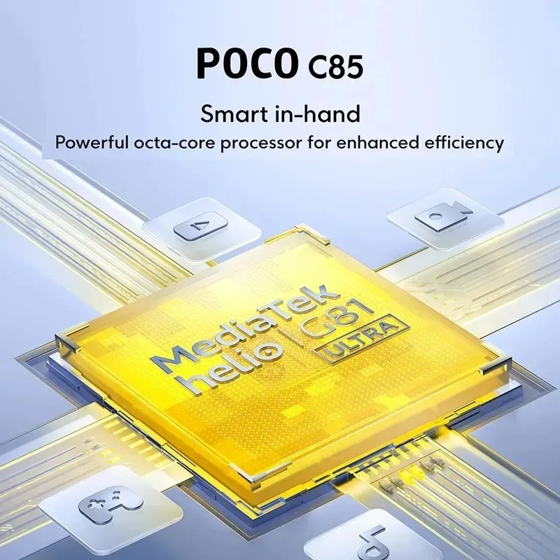 Xiaomi POCO C85 4G Smartphone 6.79" HD+ 90Hz Display 5000mAh Battery Dual SIM Mobile Phone - Imagen 5