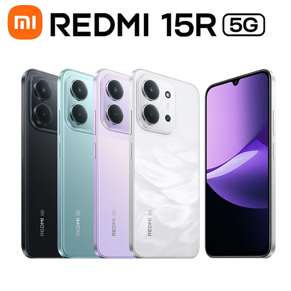 China Version Global ROM Xiaomi Redmi Note 15R Dimensity 6300 Smartphone 13MP Camera 6.9" 120Hz LCD Display 6000mAh Battery - Imagen 1