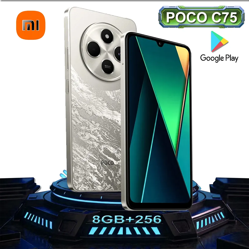 Xiaomi POCO C75 original mobile phone 4g 8GB+256GB 5000mah long battery life smartphone - Imagen 2