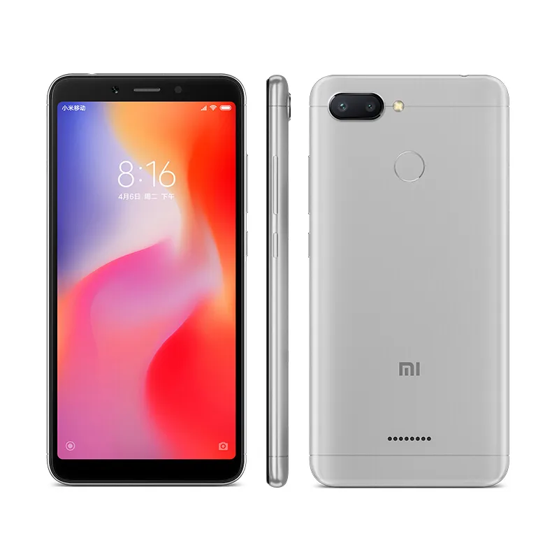 Original Xiaomi Redmi 6 4GB 64GB 13000mAh 6.6 inch celular googleplay Fingerprint Octa-core Global Rom 4G Smartphone - Imagen 5