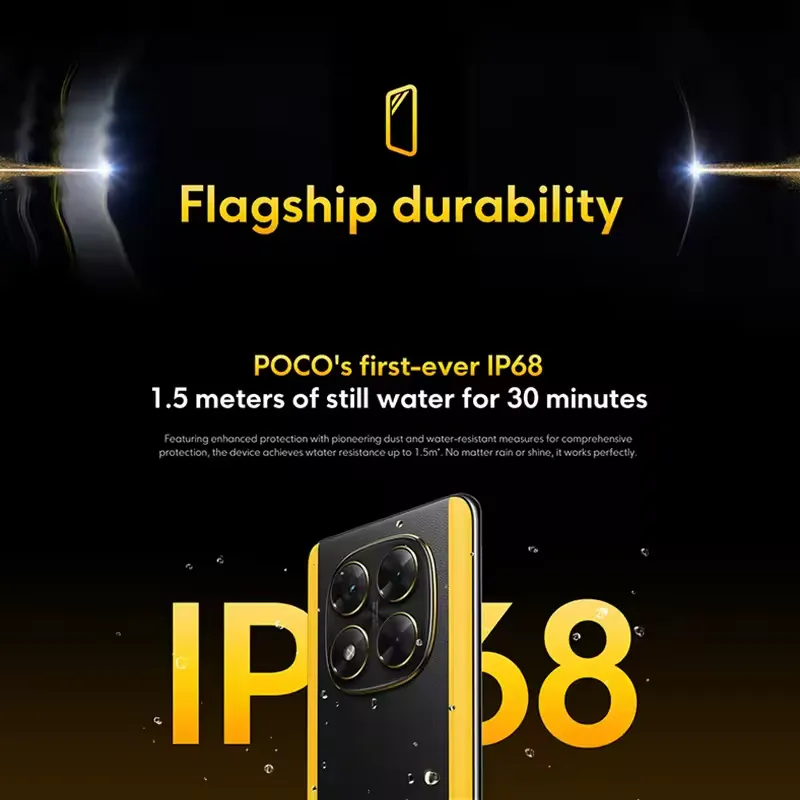 【Brand+】POCO X7 Smartphone Dimensity 7300-Ultra 6.67"120Hz AMOLED Display 45W 5110mAh 50MP Camera IP68 Xiaomi HyperOS NFC - Imagen 4