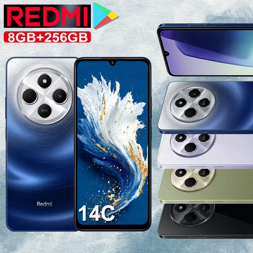 XIAOMI Redmi 14C smart phone 4G network 6.88-inch 120Hz, LCD screen memory and storage: 8GB+256GB/5160mAh long battery life - Imagen 1