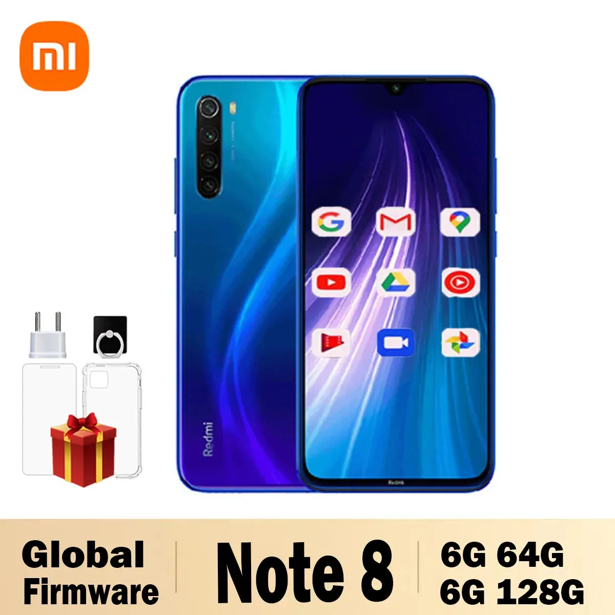 Original  Xiaomi Redmi Note 8 Smartphone Snapdragon 665 48MP 4000mAh 18W Fast Charge Used phone - Imagen 1