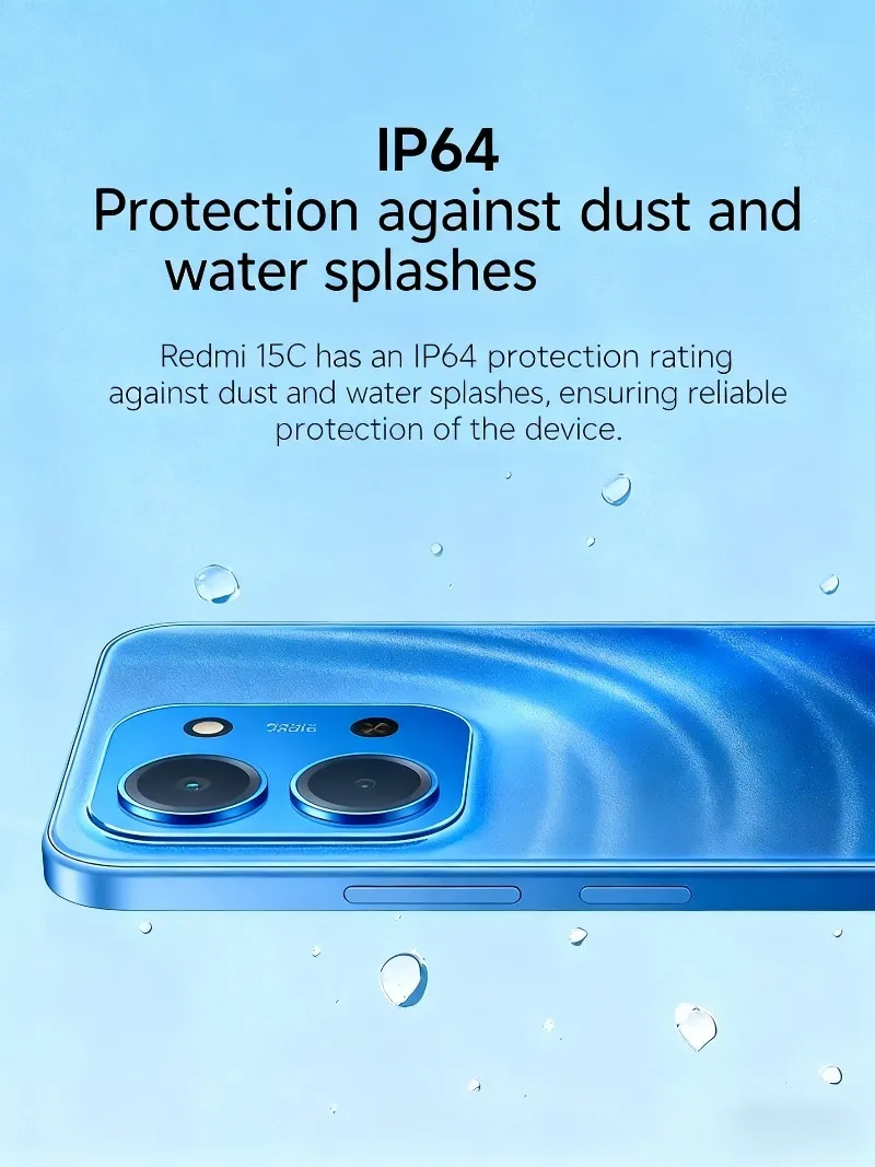 Xiaomi  Redmi 15C  Version 6.9 Inch 120Hz High Refresh Rate 50MP AI Camera 33W Fast Charging Mobile Phones Smartphone - Imagen 6