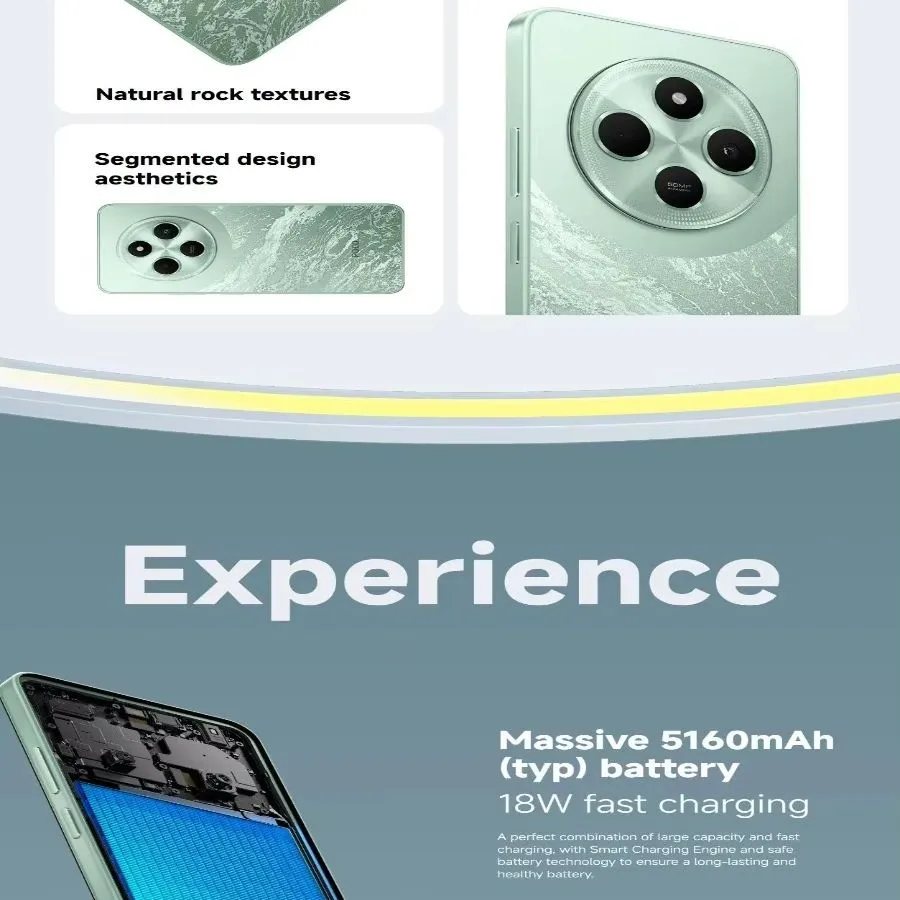 POCO C75 Global Unlocked 6.88' 120Hz Display 5160mAh Battery 50MP AI Camera 8GB+256GB Dual SIM Android 2026 latest model - Imagen 4