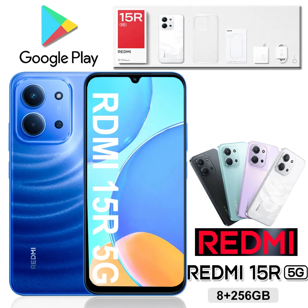Xiaomi 8GB+256GB/6000mAh/XIAOMI HyperOS system side fingerprint recognition/facial recognition REDMI 15R brand new mobile phone - Imagen 2
