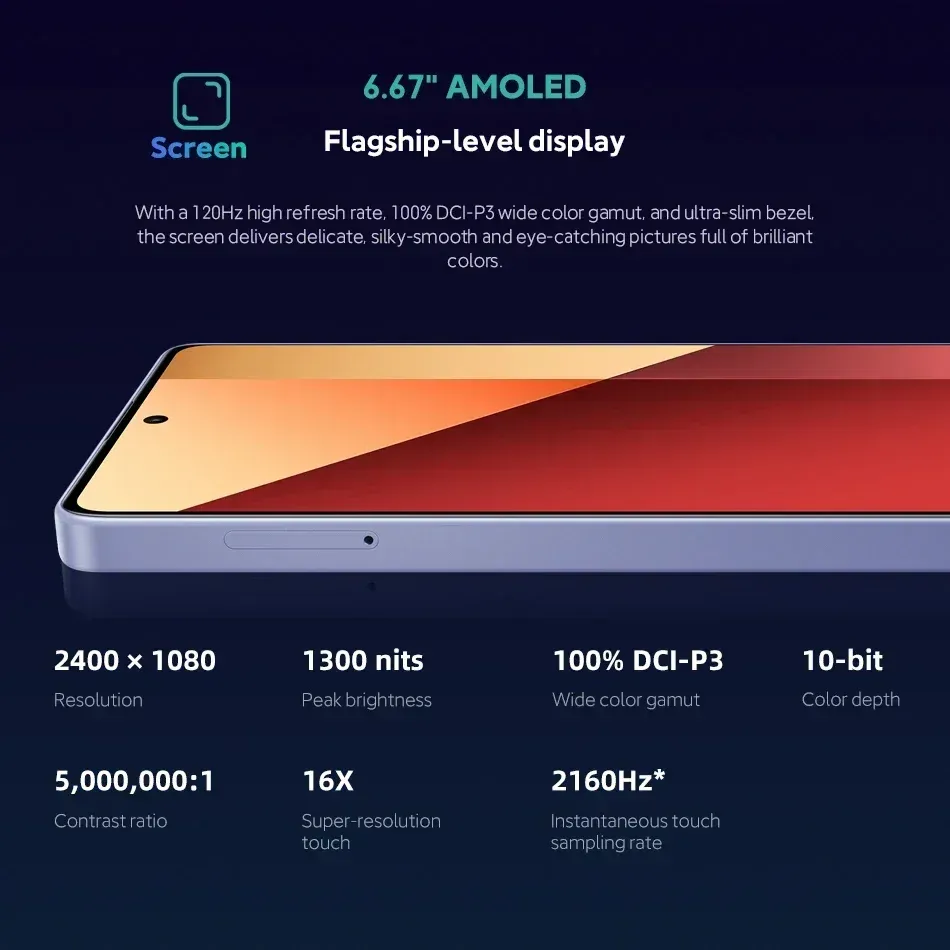 Xiaomi Redmi Note 13 Pro Global Version  200MP OIS Camera 67W Helio G99 Ultra Smartphone 5 NFC 120Hz AMOLED - Imagen 5