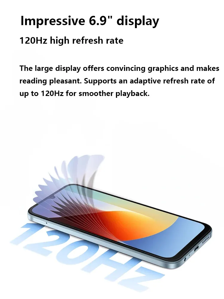 Xiaomi Redmi A7pro Global Version Mobile Phone 5G Dual-SIM 6.9" Display 6000mAh Battery 15W Charging Gaming Smartphone 8GB+256GB - Imagen 5
