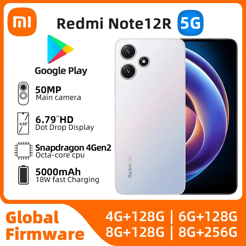 Xiaomi Redmi Note 12R 5G 256GB Dimensity 8200 Ultra 140Hz LCD Display 64MP Triple Camera 5000mAh used phone - Imagen 1