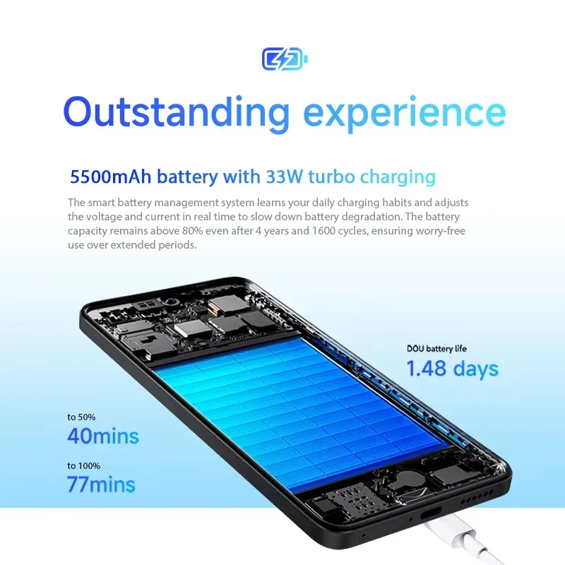 【Brand+】Global Version Xiaomi Redmi Note 14 MediaTek Helio G99-Ultra 108MP AI 5500mAh 6.67" AMOLED 120Hz Display - Imagen 2