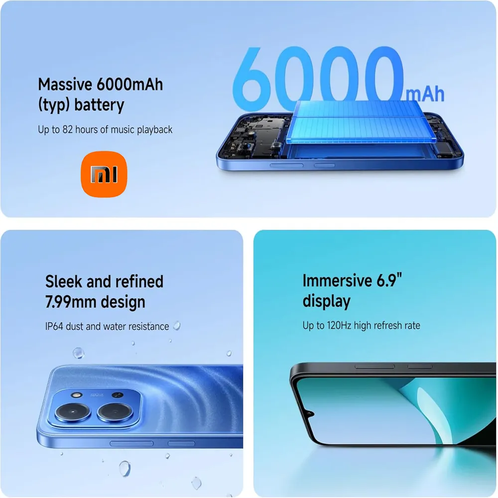 original Xiaomi Redmi 15C fashion smartphone global edition Mediatek Helio G81-Ultra120hz 6.9" point 33w fast charging - Imagen 5