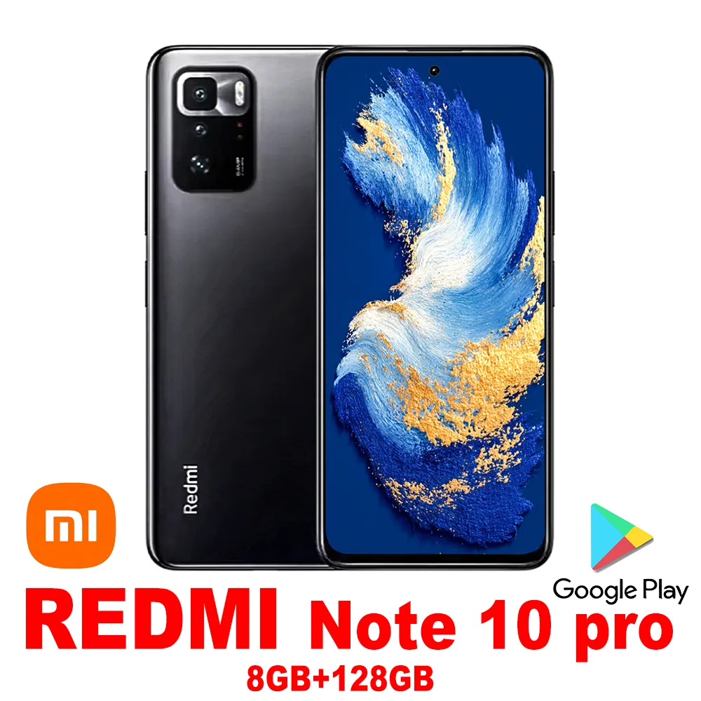 XIAOMI Redmi Note 10 pro 2400x1080 resolution 8GB +128GB fashion smart phone NFC - Imagen 2