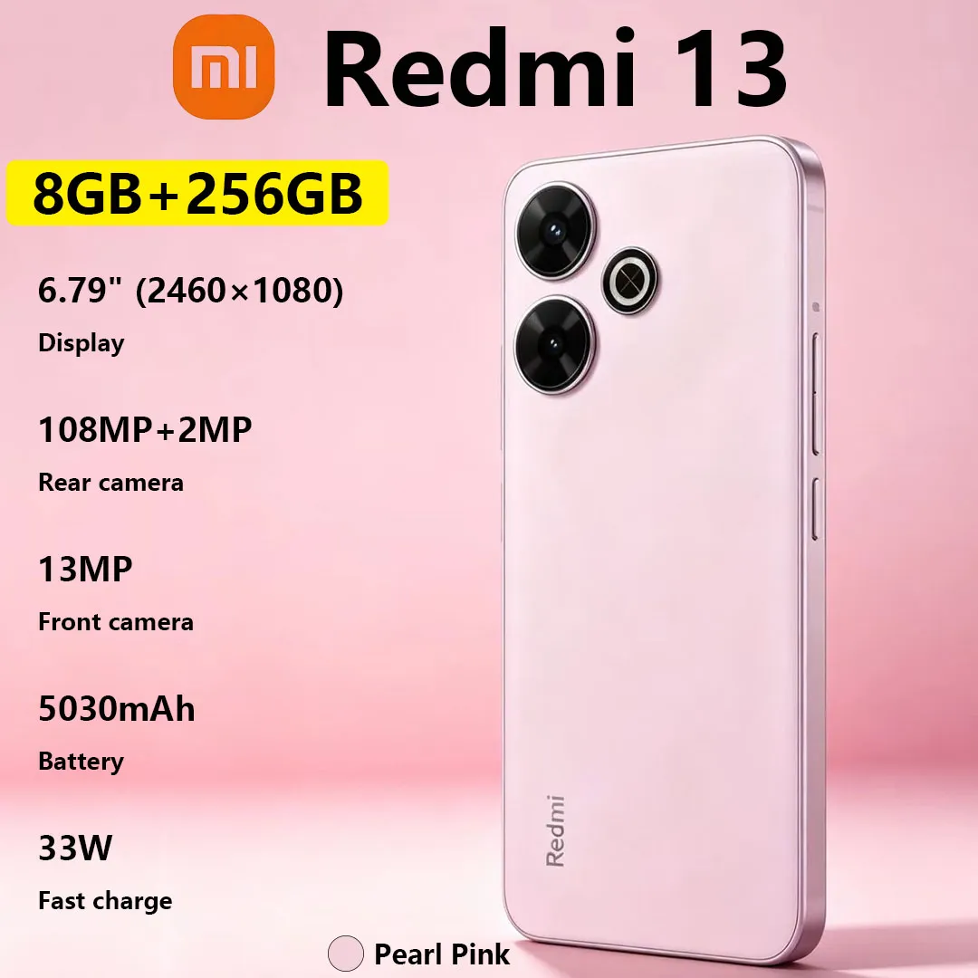 Xiaomi Redmi 13 Global Smartphone 5030mAh Large-capacity Battery 6.79-inch 90Hz Display 108MP Main Camera Daily and Backup Phone - Imagen 1