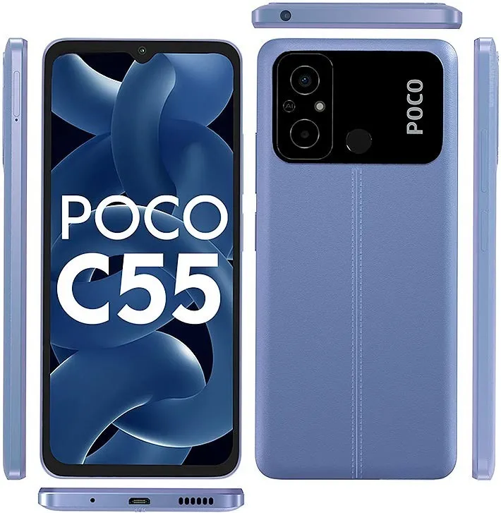 Xiaomi POCO C55 Smartphone 6.71 inch MediaTek Helio G85 5000mAh 10W Wired charging 64GB / 128GB 720 × 1650 pixe used phone - Imagen 6