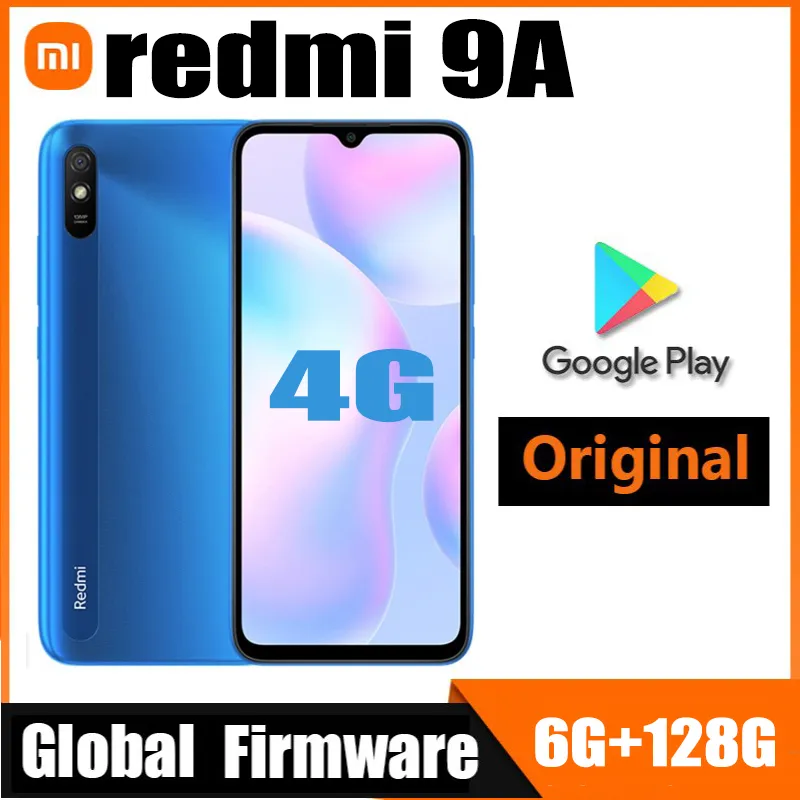 android Xiaomi Redmi 9A 4G celular Global Version Mobile Phone 4GB 64GB 5000mAh 13MP MTK Helio G25 smartphone Telephone - Imagen 1