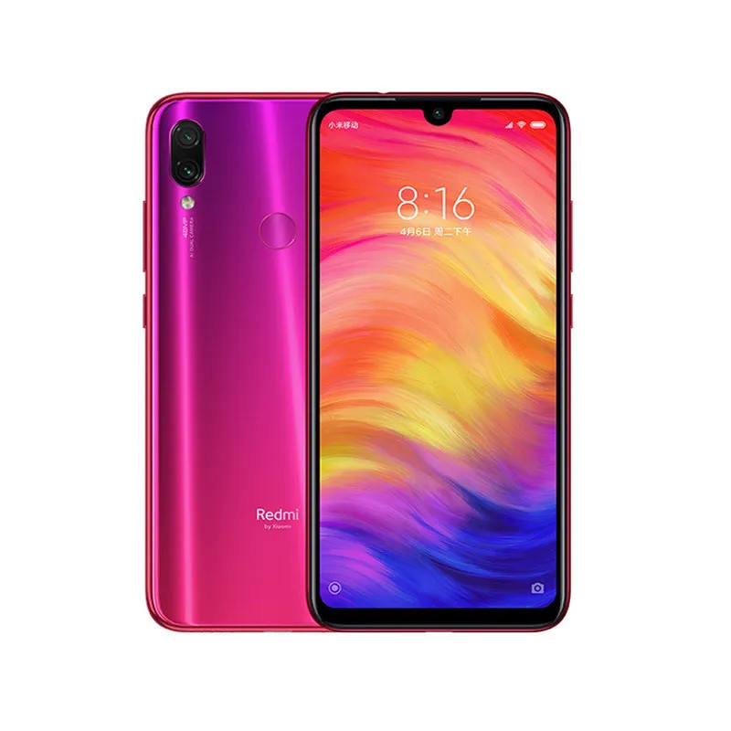 Xiaomi Redmi Note 7 6G 64G Global firmware Cellphone Original Smartphone Snapdragon 660 Posterior fingerprint used phone - Imagen 3
