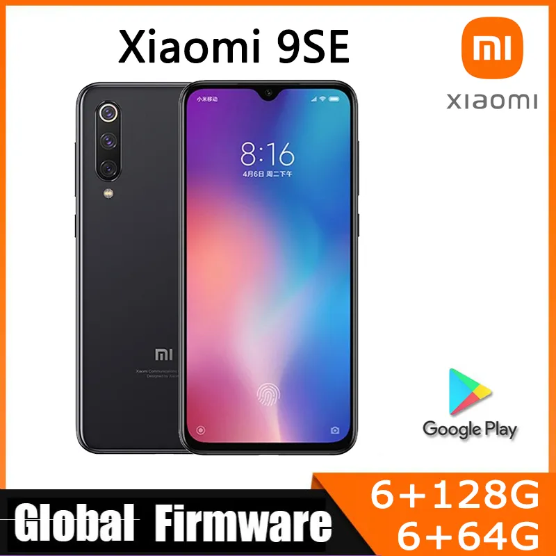 Global rom Xiaomi 9 SE Smartphone, Snapdragon 712, Android Cellphone, 48 MP + 20MP, Fingerprint, Original - Imagen 1