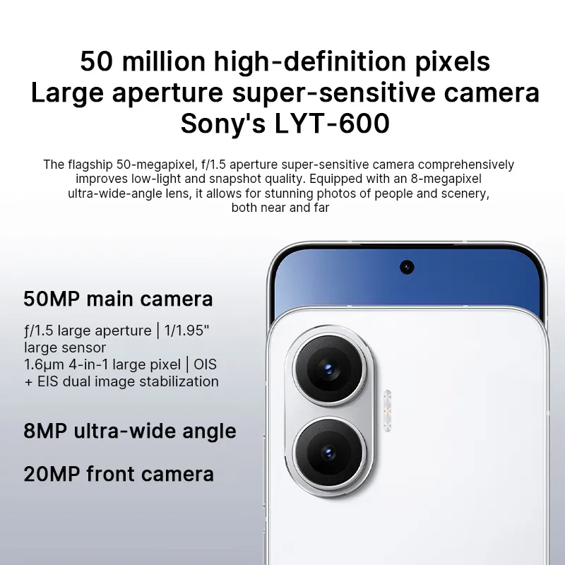 Xiaomi Redmi Turbo 4 Pro 5G CN Version Smartphone Snapdragon 8s Gen 4 50MP 7550mAh 90W Charge 1.5K 6.83" Display 120Hz Original - Imagen 6