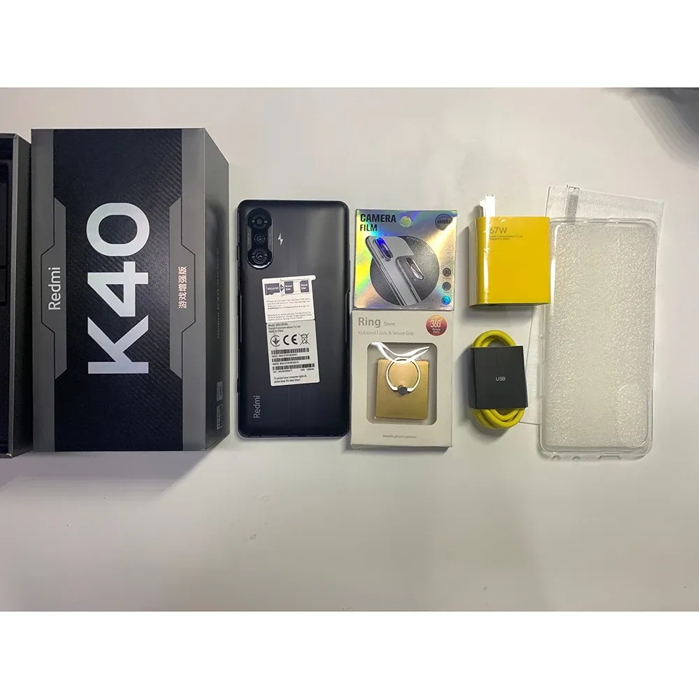 Xiaomi Redmi K40 Gaming Smartphone Global firmware Android 11 MIUI 12.5 Octa Core Global ROM 67W Fast Charging used phone - Imagen 6