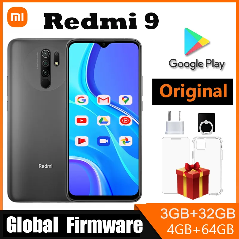 Xiaomi Redmi 9 smartphone 6GB 128GB/ 4GB 128GB  G80 5020 mAh 6.53'' 13.0MP 8.0MP 2340x1080 4G used phone - Imagen 1