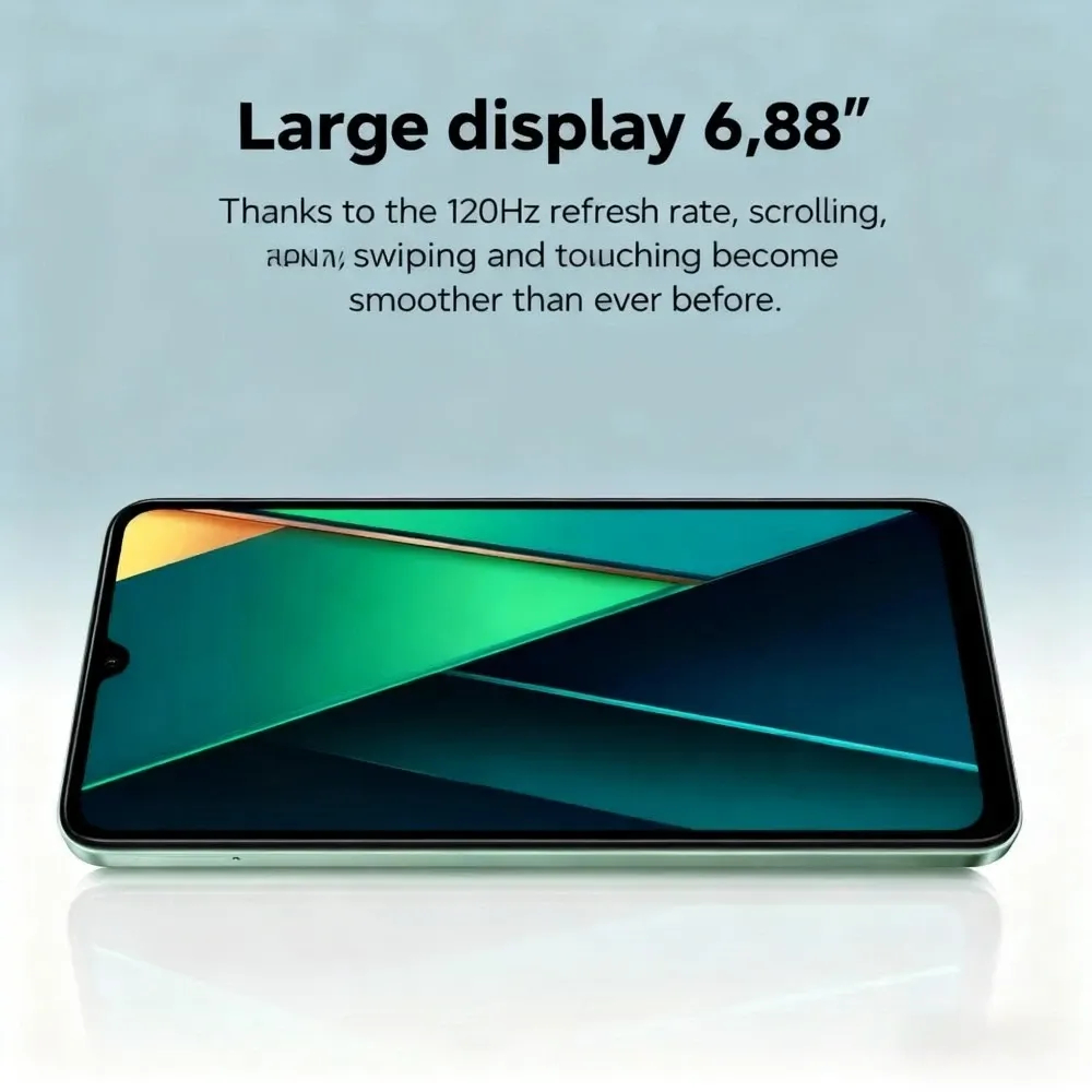 POCO C75 Smartphone 6.88 120Hz Display 50MP AI Camera 5160mAh Battery MediaTek Helio G81 Ultra Mobile Phones Smartphone - Imagen 4