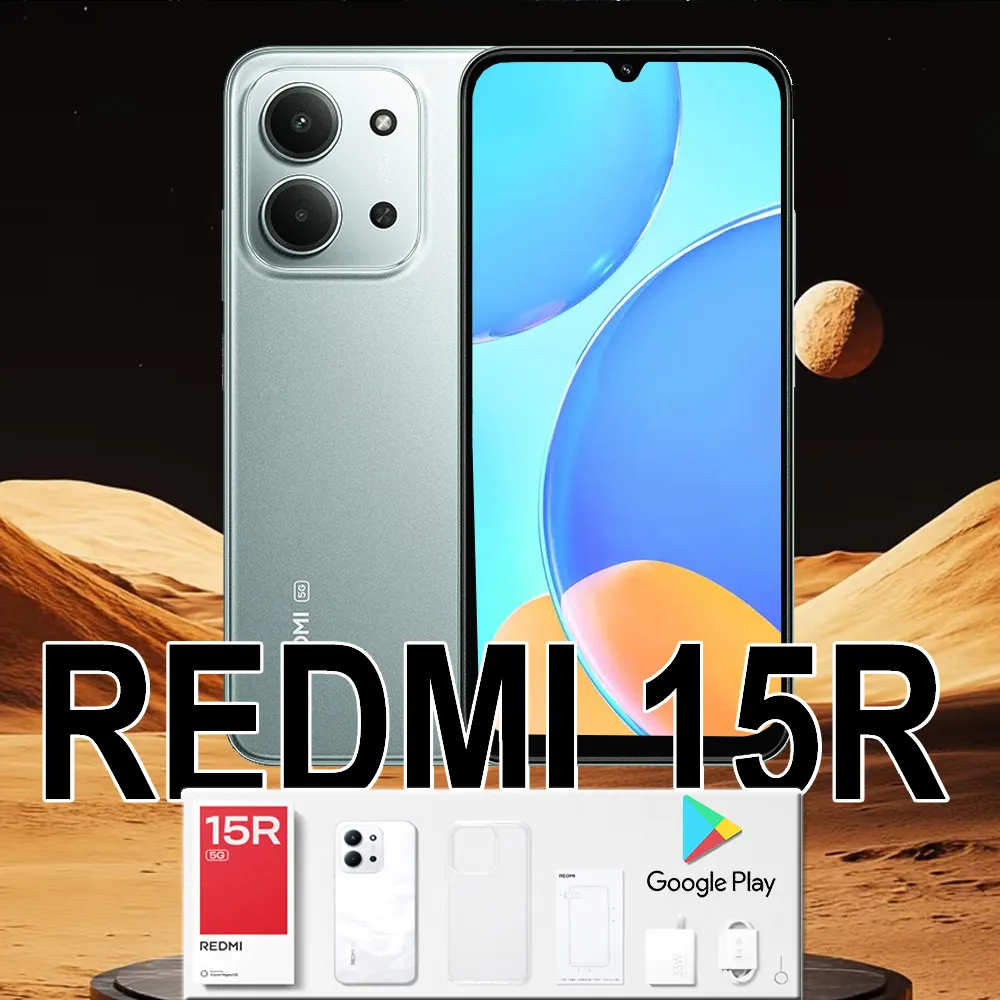 Xiaomi 8GB+256GB/6000mAh/side fingerprint/facial recognition REDMI 15R brand new mobile phone 13 million pixel HD main camera - Imagen 3