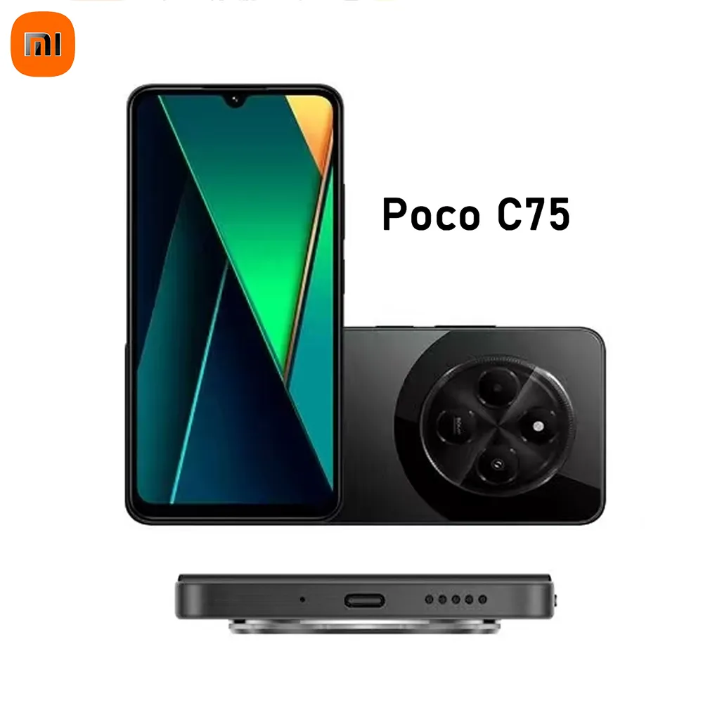 Original Xiaomi POCO C75 fashion smart phone 4g 8 million front camera selfie lens 8GB+256GB 5000mah music phone - Imagen 2