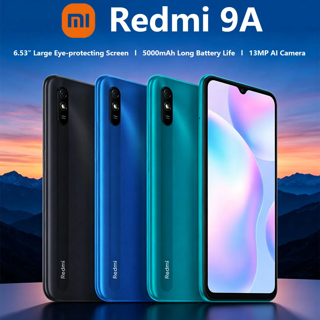 Xiaomi Redmi 9A 4G Global Version Smartphone 6GB+128GB 5000mAh Battery 6.53" HD+ Display 13MP AI Camera Budget Mobile Phone - Imagen 1