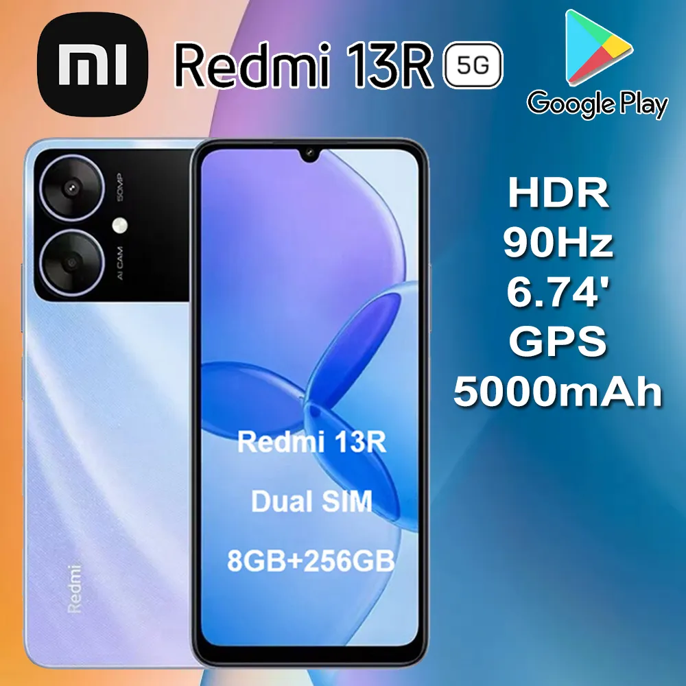 XIAOMI Redmi 13R 5G 50 million pixel main camera phone supports 1080P 30fps recording/8GB+256GB/5000mAh/168.05×77.91×8.19mm - Imagen 3