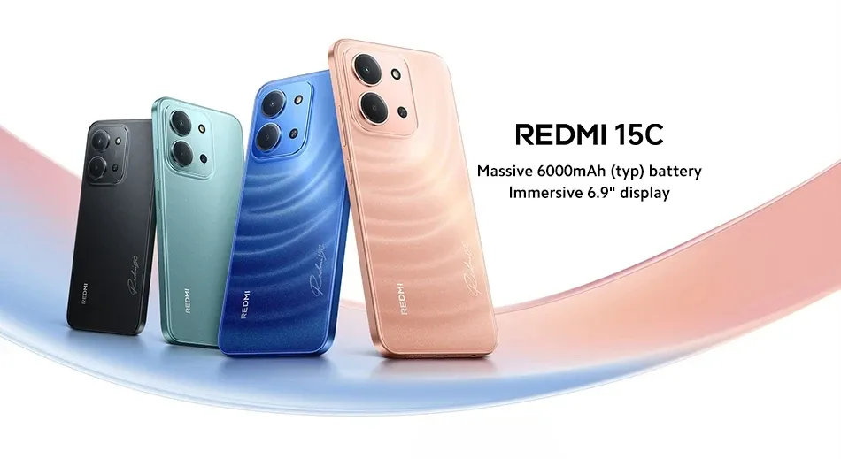Xiaomi Redmi 15C 8GB+256GB Ultra-slim Android Phone 6000mAh Battery Fingerprint Facial Recognition Smartphone New Arrival - Imagen 2