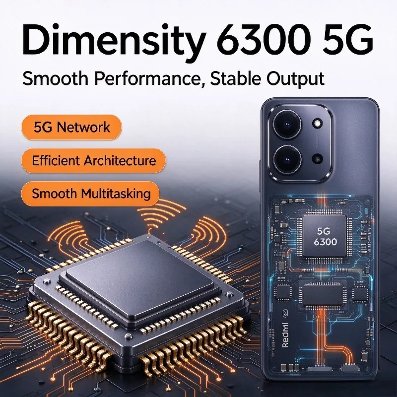 New Redmi 15R Global Version Smartphone 8GB+256GB 6000mAh Battery 120Hz Display 13MP Camera Unlocked xiaomi Smartphon Dual SIM - Imagen 3