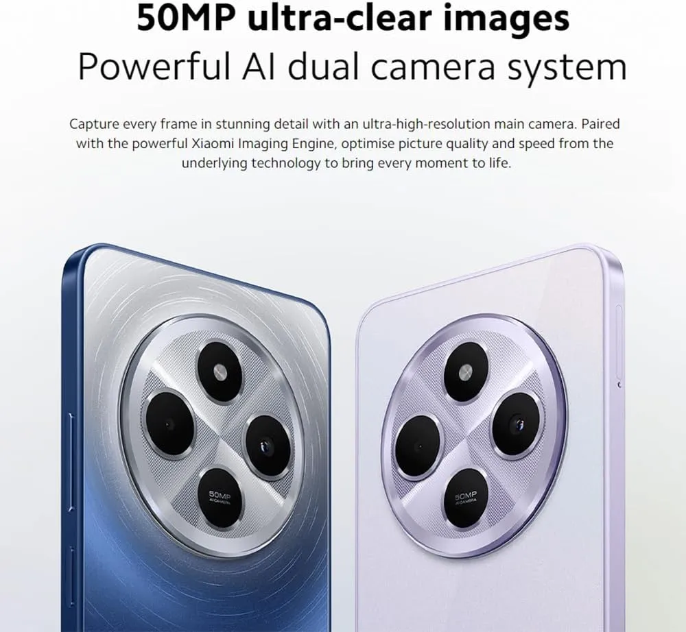 XIAOMI Redmi 14C smart phone 4G network 6.88-inch 120Hz, LCD screen memory and storage: 8GB+256GB/5160mAh long battery life - Imagen 2